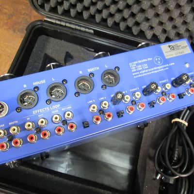 Alpha Recording Systems ARS Model 9000 Rotary Tabletop DJ Mixer Limited Blue With Case image 3