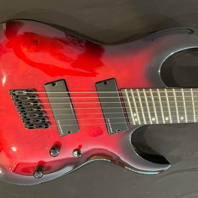 Harley Benton MultiScale-7 TPB DLX 7-String - MULTISCALE Guitar image 1