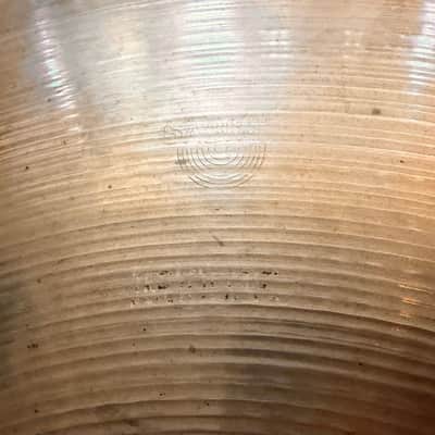 Rare Vintage Sabian 22” SOUND CONTROL Ride EARLY ONE! 3263 g AA TIGHT CONTROLLED Tone! AMAZING Bell image 3