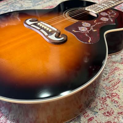 Epiphone J-200 Acoustic Guitar 2022 - Vintage Sunburst image 3