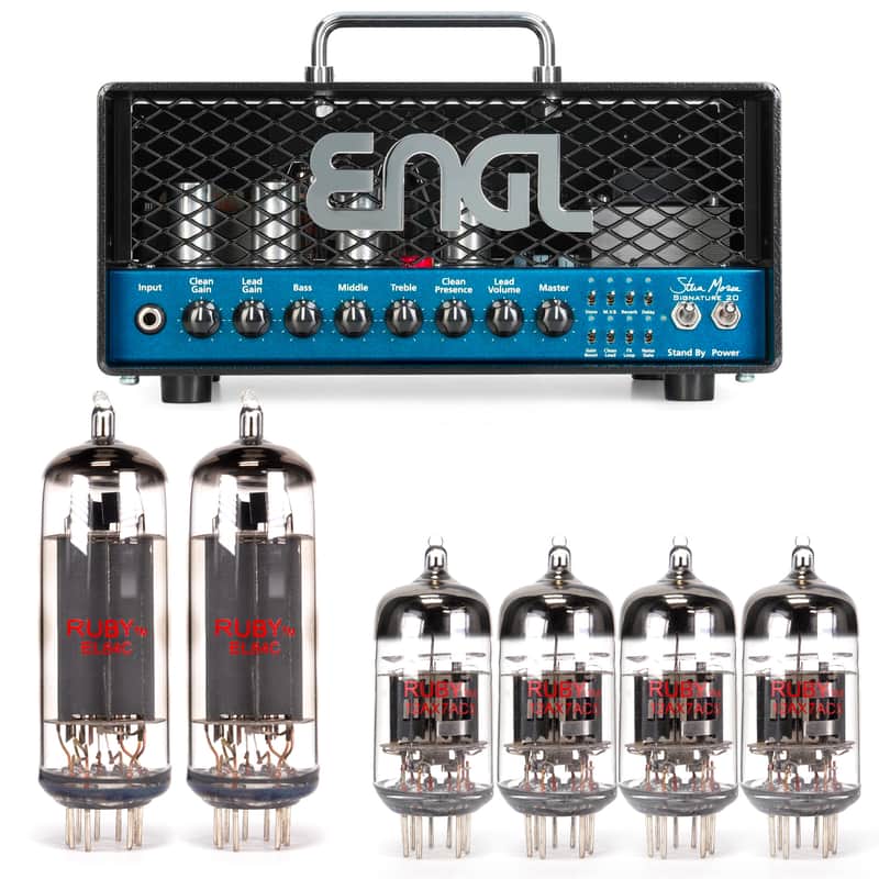 Engl Amplifiers Steve Morse Signature 20 E658 20W Tube Kit 2025 - Black - RUBY image 1