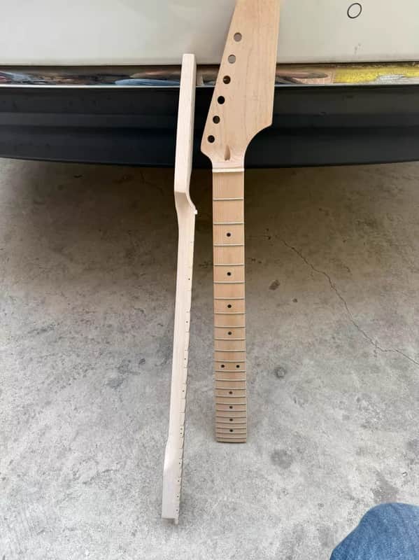 Half Paddle Head Maple Guitar Neck, 22-Frets image 1