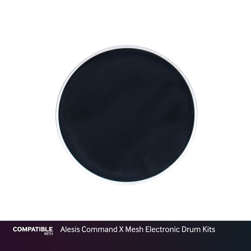 Black 8" Mesh Drum Head for Alesis Command X Mesh Electronic Drum Kits