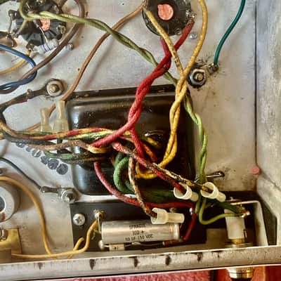 Fender Vibrolux Reverb 1967 AA864 Black Line Drip Edge image 22