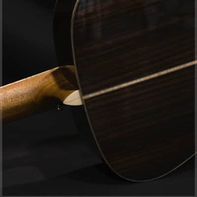 Hozen Red Label HR-OM-AR Torrefied Adirondack Spruce/Indian Rosewood image 5