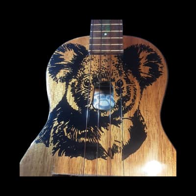 Jazz Hat Music Solid Koa Tenor Ukulele - Koala Bear - SCJ Jazz Hat #119 2025 - French Polish Gloss image 5