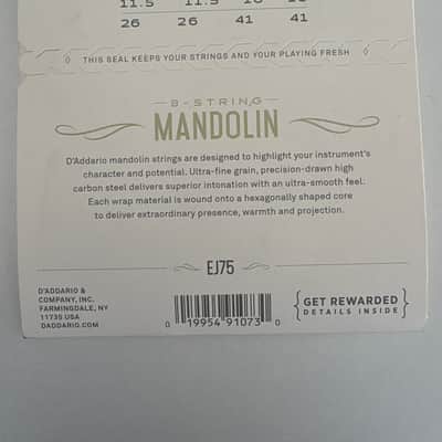 D'Addario EJ75 Mandolin Strings Medium/Heavy image 2