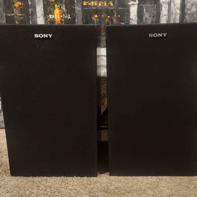 Sony Vintage Sony SS-X150 Bookshelf Speakers 1981 - Redwood veneer image 1