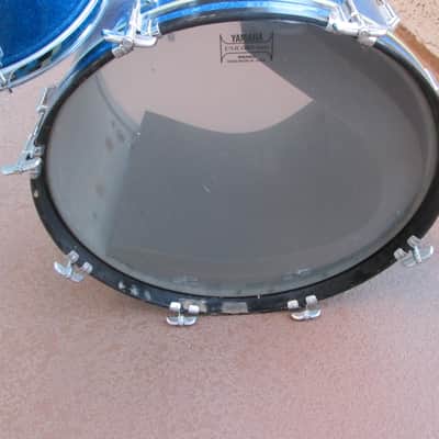 ROGERS VINTAGE HOLIDAY BLUE SPARKLE DRUM SET - DAYTON ERA image 5