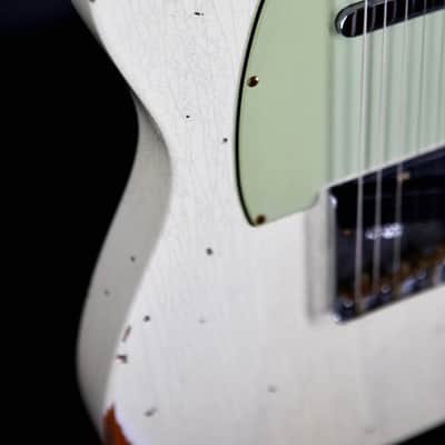 Fender 1963 Telecaster Relic 2025 - Aged Olympic White - 3A Rosewood Fretboard image 11