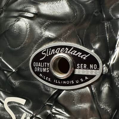 Slingerland Black Diamond Pearl (1970s) Vintage Drum Set image 8