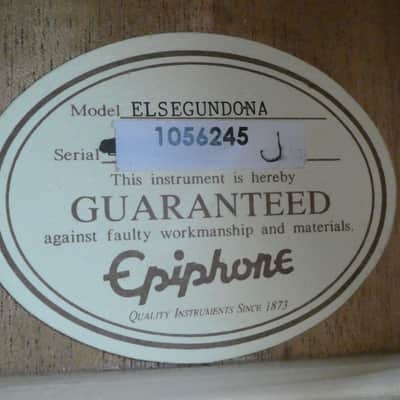 Epiphone El Segundo Acoustic Electric Bass Guitar - Natural image 16