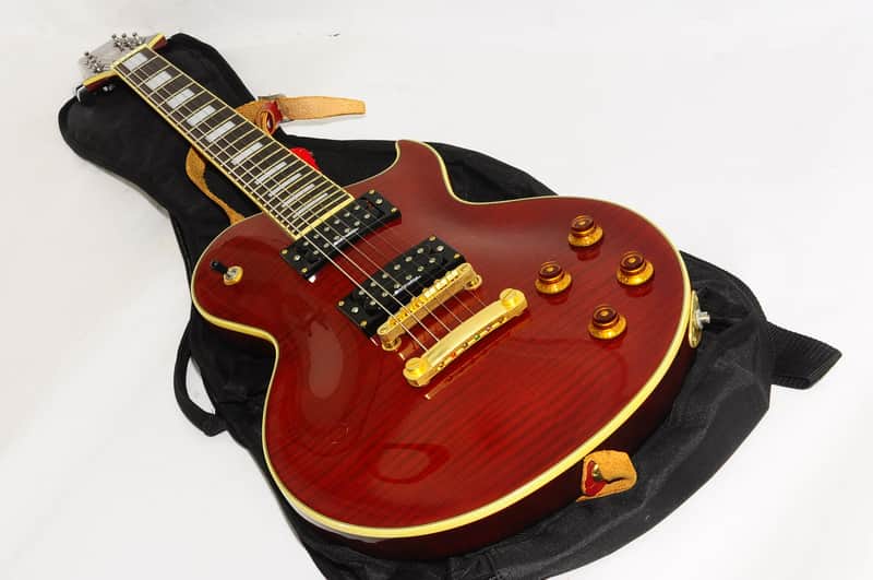 Excellent Aria Pro II Red Made in Korea Electric Guitar Ref.No 910