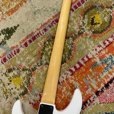 1989 Peavey Fury 4-String Bass - Made in USA P-Bass Style in Artic White with Hardshell Case image 11