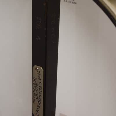 A. C. Fairbanks  # 4 Special 5 String Banjo (1909), ser. #25504, black hard shell case. image 13