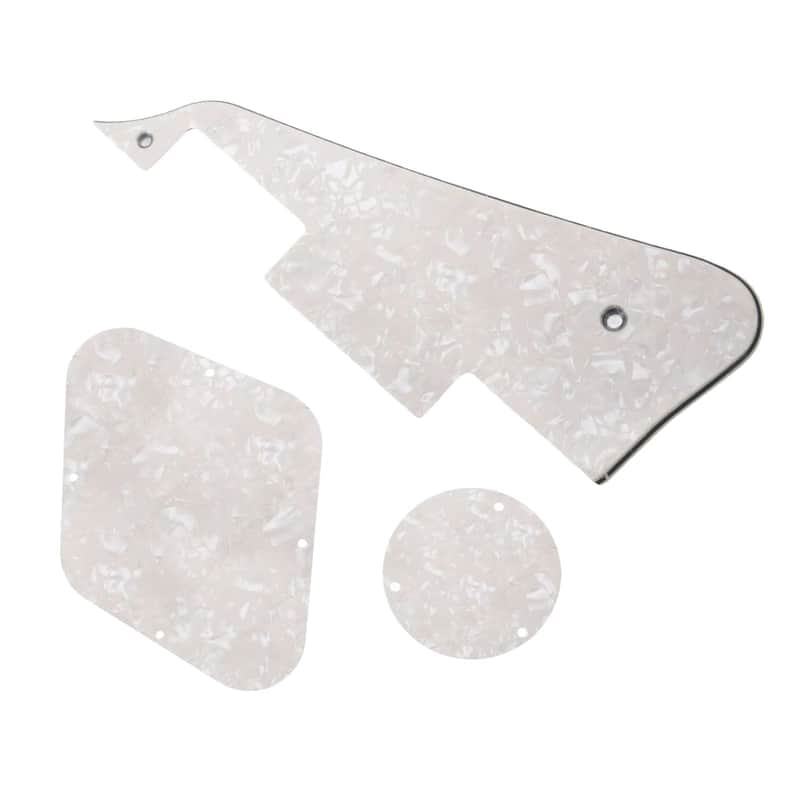 Les Paul Pickguard and Control Covers - Light Yellow Pearl image 1