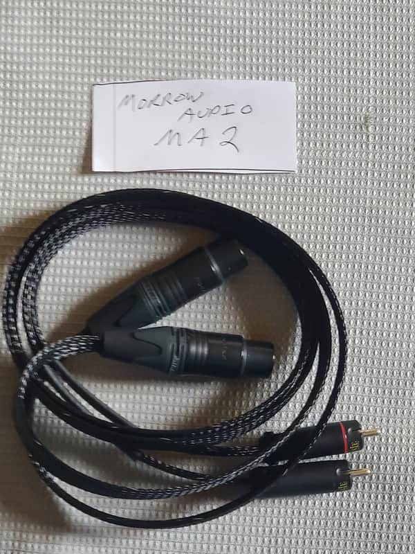 Morrow Audio MA2 RCA / XLR interconnects with Pure Harmony Connectors image 1