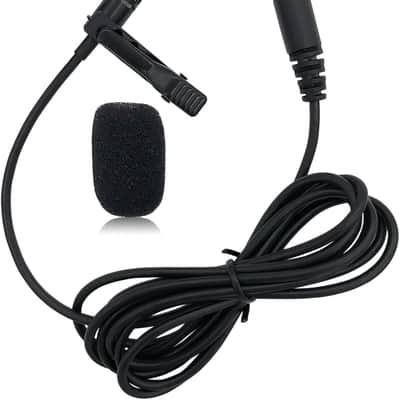 Lavalier Microphone Replacement for Wireless Transmitter/Mic - Lav Lapel Clip, Wearable, Omnidirectional, 3.5mm TRS image 1