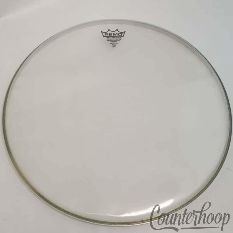 *Remo 16" Ambassador Clear Resonant Snare Side Drum Head Weatherking Made In USA image 1