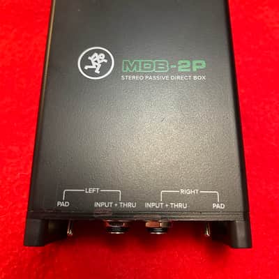 Mackie MDB-2P Stereo Passive Direct Box 2010s - Black image 2