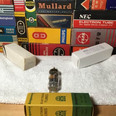 NOS 1967 OrangeGlobe Amperex 7308 USA ~ Premium Upgraded 6922 6DJ8 ~ OE Box + Amplitrex Digitial Tested ~ Expansive Tone Transparent Detail Warm Bass HolyGrail ~ Rode K2 NTK Vocals image 3