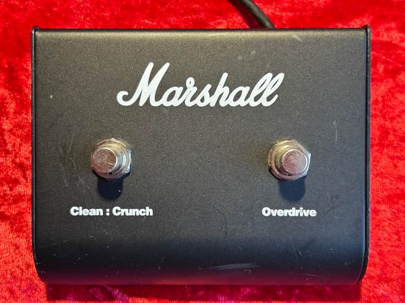 Marshall PEDL-90010 2-Button FX Amp Footswitch 2010s - Black image 1