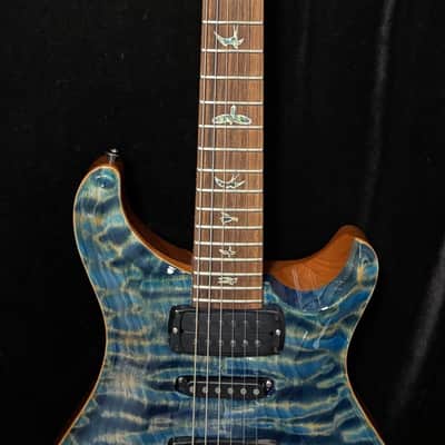 2024 PRS Modern Eagle V Blue Jean Brazilian Rosewood Fret Board Solid Rosewood Neck image 3