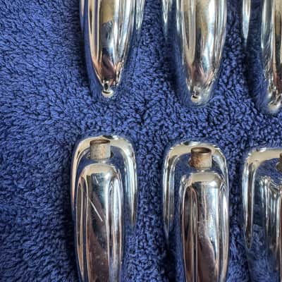 Slingerland Lot of 10 Vintage Bass Drum Lugs 70s - Chrome image 5
