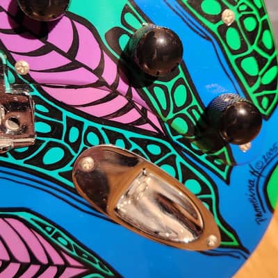 Fender Hand-Painted by Pamelina 2005 Custom Shop Masterbuilt Stratocaster Psychedelic w/ OHSC, CoA & Original Parts image 13