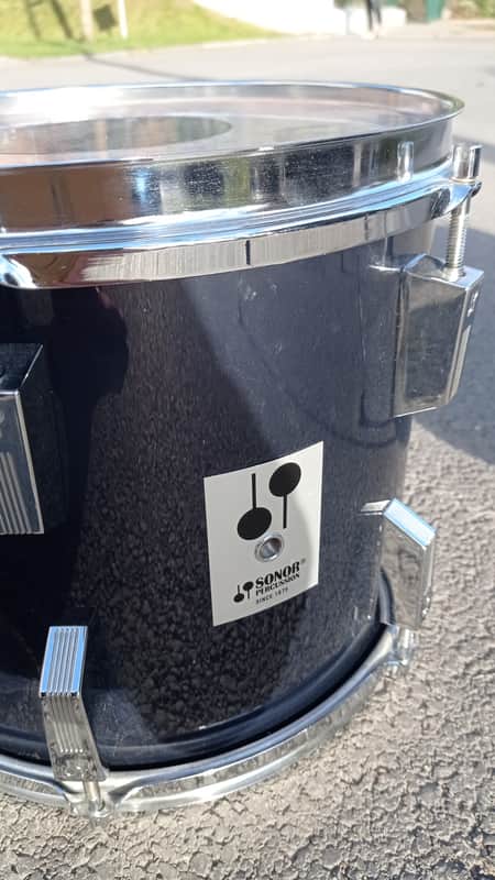 Sonor Tom 12" Performer + Phonic hardware 1984 - Midnight Blue image 1