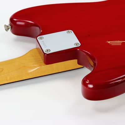 1964 Fender Musicmaster RARE Cherry Red | Pre-CBS duo sonic vintage image 16