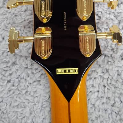 D'Angelico Excel DC Semi-Hollow Body Electric Guitar w/Hard Case Vintage Natural image 7