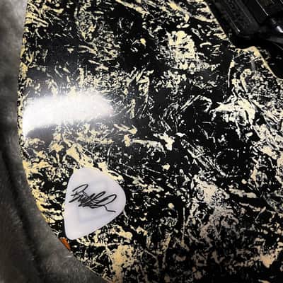 Hamer USA CHAPARRAL ELITE BOOMERANG EBONY RARE MARBLE FINISH GERMAN SCHALLER FLOYD 1990 - Marble rare image 12
