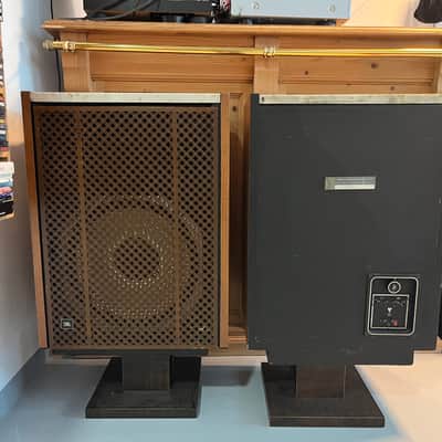 JBL L101 Lancer 101 Vintage Speakers – Original Grilles & Marble Tops – Excellent Condition image 4