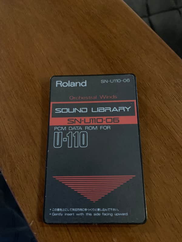 Roland SN-U110-06 Orchestral Winds Sound Library Data Card image 1