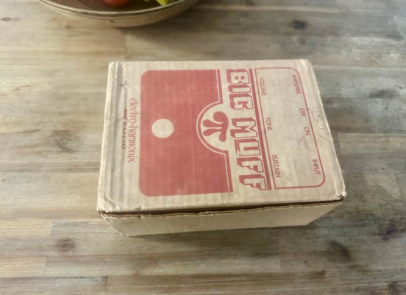 1978 EHX Electro-Harmonix Big Muff BOXED NOS CONDITION image 1