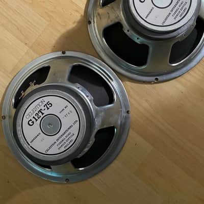 Quad of Celestion T3760 G12T-75 12" 75-Watt 16 Ohm Replacement Speaker 2010s - Silver image 3