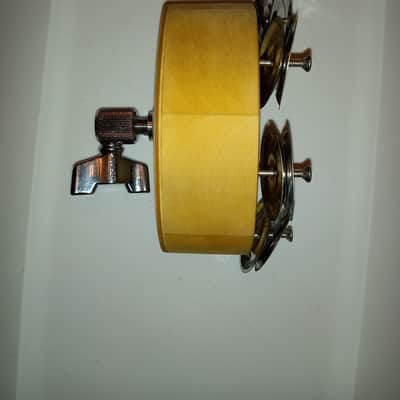PaulE Drums 'The Art Of Percussion' Min-E 'Pro' Basswood Jingle Block with hihat clutch Oil Rubbed image 1