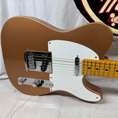 Fender USA Custom Shop Special Edition Custom Deluxe Telecaster Guitar with COA + Case 2010 - Copper / Maple neck image 3