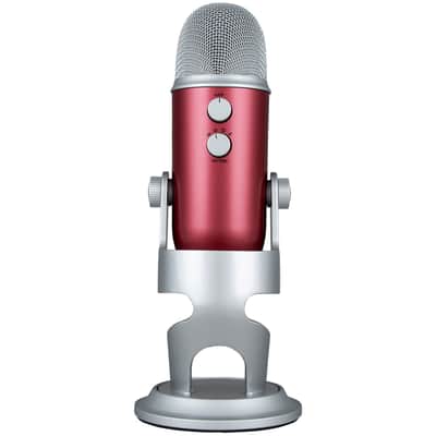 BLUE MICROPHONES Yeti USB Microphone Steel Red + Mic. Wind Screen image 5