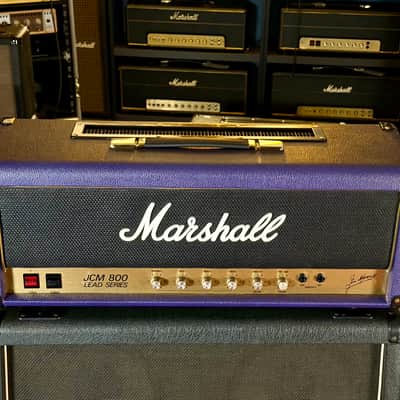 Marshall JCM 800 Lead Series 2203 100-Watt Master Volume Head 1986 - Purple image 3