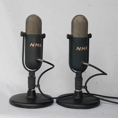 Aiwa RV-1A NHK Ribbon Mics Pair Aiwa RV-1A 1950's~1960's image 5