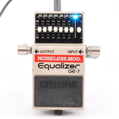 Immagine Boss GE-7 Modified Noiseless Equalizer Made in Japan 1987 Guitar Effects Pedal Used From Japan #766600 - 7
