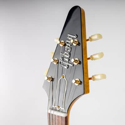 DO NOT USE Gibson 1958 Korina Flying V with White Pickguard, Natural | Demo image 20
