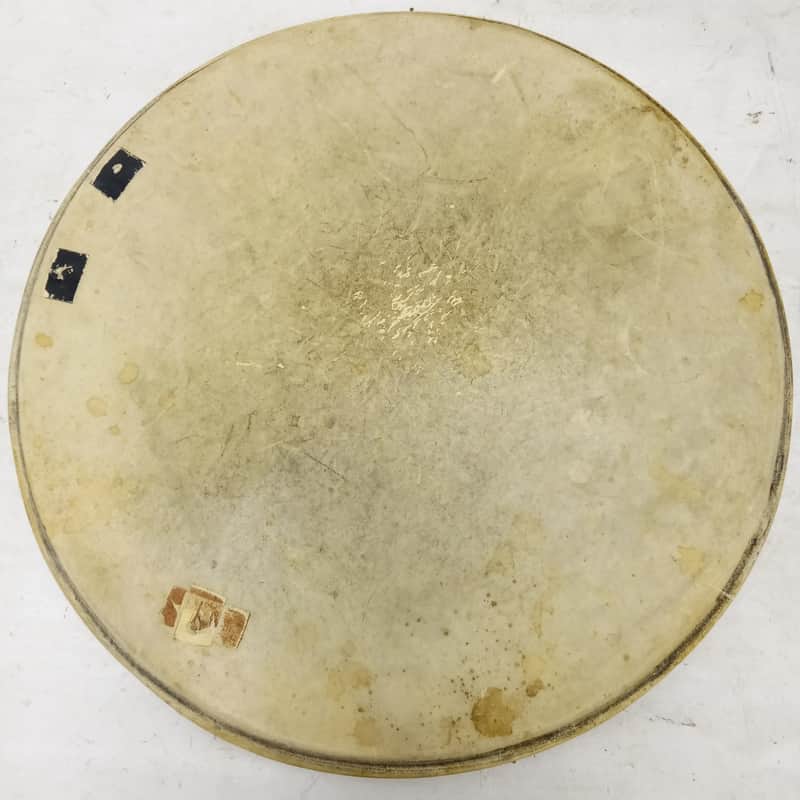 *Slingerland Floor Tom 16"Calf Skin Radio King 40s Drum Batter Head Vintage USA image 1