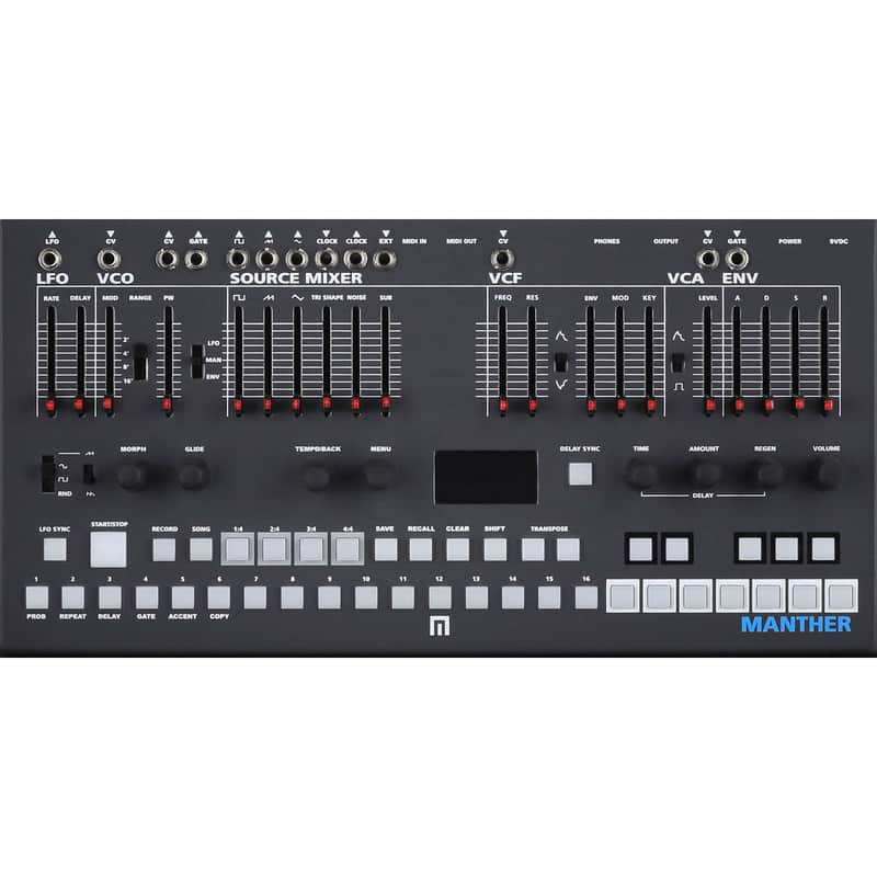 Malekko Manther Monophonic Analog Synthesizer and Sequencer 2018 image 1
