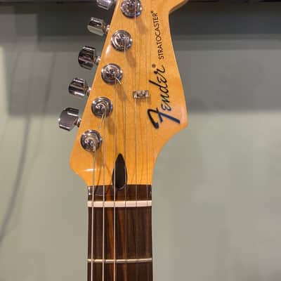 Fender Standard Stratocaster Satin Ocean Blue Candy with Hardshell Case image 3
