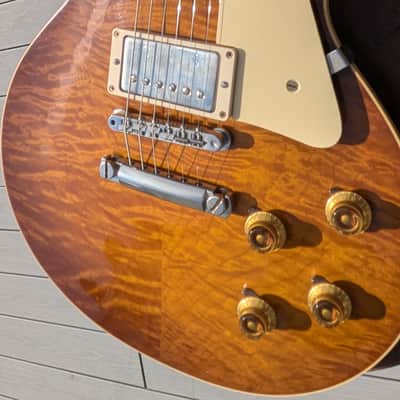 2018 Gibson Custom Shop Historic '59 Les Paul Standard Reissue LPR9 - Royal Teaburst image 15
