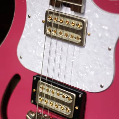 Perinetti Lancia Semi-Hollow - Pink Gold Sparkle image 8