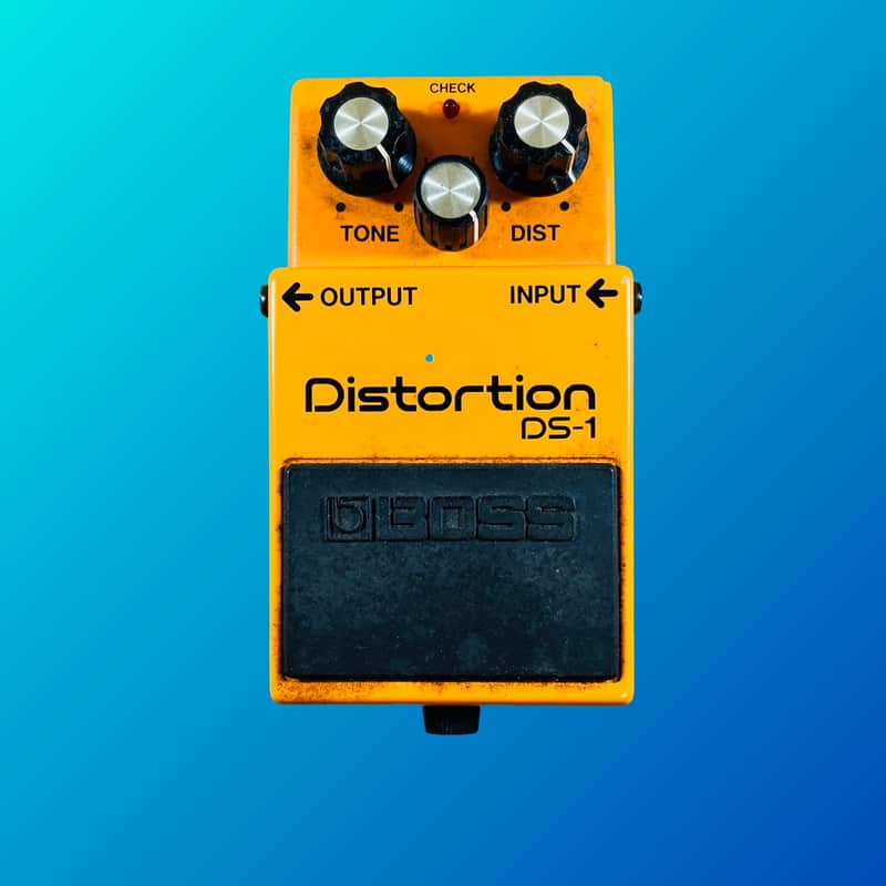 Boss DS-1 Distortion (Black Label, Long Dash) 1978 - 1982 Orange image 1